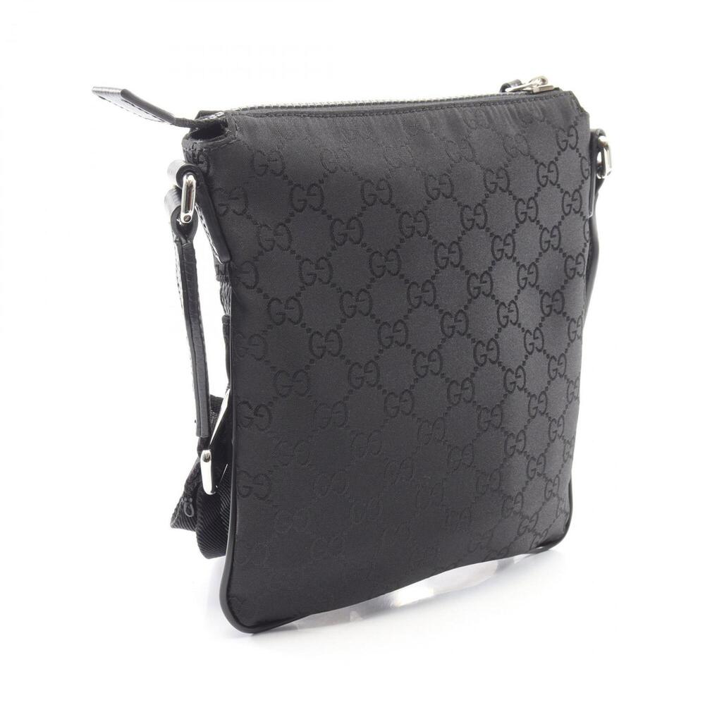 GUCCI Black Leather Shoulder Bag - Picture 2 of 6